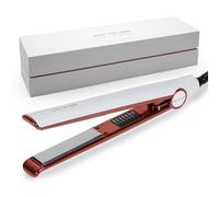 Corioliss C1 Hair Straightener for Women | Professional Titanium Plates | Ionic Flat Iron | Temperature Control 120°C to 235°C | Straightening and Waves | Travel Case | UK Plug | White Copper