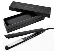 Corioliss C5 Hair Straightener for Women | Professional Titanium Plates | Ionic Flat Iron | Adjustable Temperature 80°C-235°C | 30-Second Heat-Up | Travel Case | UK Plug | Black Chrome