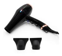 CORIOLISS Flow | Professional Hair Dryer for Women | Removable Washable Filter | Temperature and Speed Control (Flow+ Black Copper)