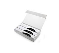 CORIOLISS | Hair Brushes for Women | Professional Titanium Round Barrel Ionic Hair Brush | Ideal for Styling Every Kind of Hair (Kit 3 43/33/25 mm)