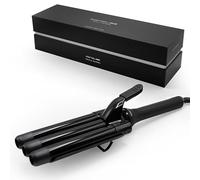 Corioliss Triple Barrel Hair Waver | 3 Barrels Curling Iron for Beach Waves | Tourmaline Ceramic | Digital Temperature 80-210°C | Fast Heating 30s | Mermaid Waves | Auto Shut-Off | 3m Swivel Cord