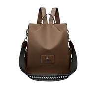 CORIOS Backpack for Women Anti-Theft Rucksack Oxford Cloth Daypacks Multipurpose Convertible Shoulder Handbag Outdoor Travel College Bookbag Purse Teenager School Bag Brown