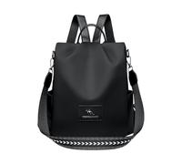 CORIOS Backpack for Women Anti-Theft Rucksack Oxford Cloth Daypacks Multipurpose Convertible Shoulder Handbag Outdoor Travel College Bookbag Purse Teenager School Bag Black