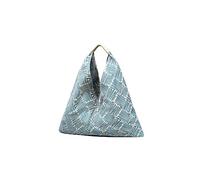 CORIOS Canvas Handbag for Women Ethnic Style Tote Bag Bohemian Top Handle Bag Summer Beach Bag Large Capacity Hobo Bag Retro Shoulder Bag for Vacation Beach Travel Shopping Daily Multicolour J