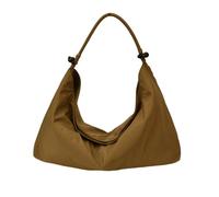 CORIOS Canvas Tote Handbag for Women Large Capacity Shoulder Underarm Bag Stylish Versatile Hobo Bag for Daily Work Shopping Travel Commute Khaki
