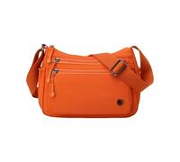 CORIOS Crossbody Bags for Women Ladies Handbag with Adjustable Wide Strap Ultra-Light Shoulder Bag Nylon Hobo Satchel Bag for Outdoors Workout Travel Shopping Daily Use Messenger Bag Orange