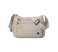 CORIOS Crossbody Bags for Women Ladies Handbag with Adjustable Wide Strap Ultra-Light Shoulder Bag Nylon Hobo Satchel Bag for Outdoors Workout Travel Shopping Daily Use Messenger Bag Cream White