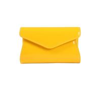 CORIOS Evening Bag for Women PU Leather Clutch Elegant Envelope Flap Handbag Bridal Wedding Purse Charming Unique Shoulder Crossbody Bag for Cocktail Party Wedding Banquet Prom Yellow