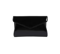 CORIOS Evening Bag for Women PU Leather Clutch Elegant Envelope Flap Handbag Bridal Wedding Purse Charming Unique Shoulder Crossbody Bag for Cocktail Party Wedding Banquet Prom Black