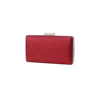 CORIOS Glitter Evening Clutch Bag Sparkling Sequin Handbag Bridal Wedding Purse Bling Shoulder Bag Elegant Party Prom Bride Banquet Crossbody Bag for Women and Girls Red
