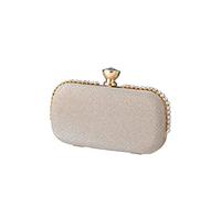 CORIOS Ladies Clutch Bag Sparkly Rhinestone Evening Bag Women Charming Glittering Handbag Bridal Wedding Bag Elegant Shoulder Bag Crossbody Bag for Party Weeding Prom Banquet Cocktail Champagne