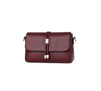 CORIOS Ladies Shoulder Bag Women PU Leather Crossbody Bag Elegant Messenger Bag Small Hobo Bag Satchel Bag Waterproof Top-Handle Bag Fashion Handbag Shopping Travel Office Tote Bag Wine Red