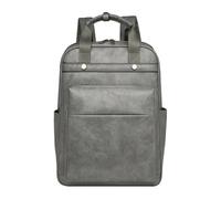 CORIOS Laptop Backpack for Women 15.6 Inch Laptop Computer Bag Travel Backpack Purse with Laptop Compartment Waterproof Work Business Daypacks Multi-Purpose Convertible Purse Retro Rucksack Grey