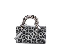 CORIOS Leopard Print Handbag for Women PU Leather Shoulder Bag Waterproof Crossbody Bag Fashion Messenger Bag Satchel Bag Elegant Hobo Bag Top Handle Bag Shopping Work Travel Tote Bag Grey M