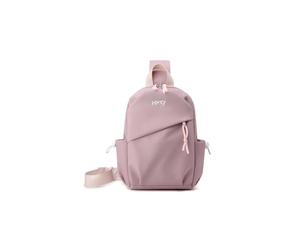 CORIOS New Sling Bag for Women Ladies Chest Pack Nylon One Strap Backpack Waterproof Crossbody Bag Messenger Bag Lightweight Daypack Rucksack for Hiking Cycling Outdoor Travelling Pink