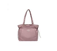 CORIOS Oxford Tote Bag for Women Side-Cinch Shoulder Bag Casual Multi Pockets Handbag Waterproof Large Top Handle Bag Lightweight Hobo Bag for Shopping Business Work Sport Travel Purple