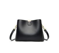 CORIOS PU Leather Crossbody Bag for Women Elegant Handbag Ladies Shoulder Bag Retro Messenger Bag Waterproof Top-Handle Bag Small Satchel Bag Hobo Bag Shopping Travel Office Tote Bag Black