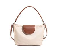 CORIOS PU Leather Handbag for Women Elegant Shoulder Crossbody Bag Fashion Messenger Top-Handle Bag Medium Capacity Satchel Hobo Shopping Travel Office Tote Beige