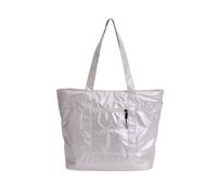 CORIOS Quilted Tote for Women Soft Puffy PU Leather Shoulder Handbag Down Cotton Padded Top Handle Bag Lightweight Padding Hobo Bag for Work Business Travel Office Daily Beige