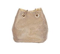 CORIOS Rhinestone Evening Bag for Women Crystal Bucket Purse Sparkly Clutch Glitter Handbag Bling Wedding Shoulder Bag Crossbody Bag Banquet Bag for Wedding Prom Cocktail Party Gold