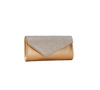 CORIOS Rhinestone Evening Bag for Women Envelope Clutch Bag Sparkling Crystal Handbag Bridal Wedding Purse Elegant Shoulder Bag Crossbody Bag with Detachable Chain Gold
