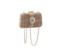 CORIOS Sequin Evening Bag for Women Sparkly Rhinestone Clutch Bag Bridal Wedding Purse Glitter Crystal Shoulder Bag Elegant Crossbody Bag Luxurious Banquet Cocktail Prom Party Handbag Champagne