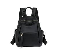 CORIOS Small Backpack Purse for Women PU Leather Mini Daypack Rucksack Ladies Casual Backpacks Convertible Tote Handbag Multi-Pocket Shoulder Bag for Work Travel and Daily Use Black