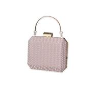 CORIOS Small Evening Bag for Women Glitter Clutch Bag Sparkly Handbag Bridal Wedding Purse Shoulder Bag with Detachable Chain Elegant Crossbody Bag for Dance Wedding Party Prom Bride Rose Gold