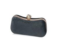 CORIOS Velvet Evening Bag for Women Glitter Clutch Bag Sparkly Sequins Handbag Shoulder Bag Bridal Wedding Purse Elegant Crossbody Bag for Wedding Banquet Cocktail Prom Party Grey