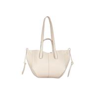 CORIOS Wing Bag Cyme Cowhide Tote Handbag Women Bucket Bag Premium PU Leather Shoulder Bag Elegant Top-Handle Bag with Coin Purse 2pcs Set for Shopping Work Travel Daily Apricot S