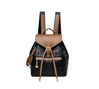 CORIOS Women Backpack PU Leather Daypacks Waterproof Handbag Elegant Shoulder Bag Multifunction Tote Bag Teenager School Bag Drawstring Rucksack Outdoor Travel University Campus Bookbag Black Brown