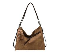 CORIOS Women Backpack PU Leather Tote Handbag Shoulder Bag with Cute Bear Charm Large Capacity Top Handle Daypacks Versatile 3-Way Carry for Daily Business Work Travel Office Brown