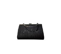 CORIOS Women Clutch Bag Glitter Sequin Evening Bag Charming Handbag Bridal Wedding Purse Elegant Crossbody Bag Sparkly Shoulder Bag for Party Weeding Cocktail Prom Banquet Black