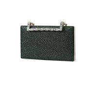 CORIOS Women Clutch Purse Glitter Evening Bag Sequins Clutch Bag Sparkly Handbag Bridal Wedding Purse Crossbody Bag Elegant Shoulder Bag for Dance Wedding Party Prom Bride Dark Green
