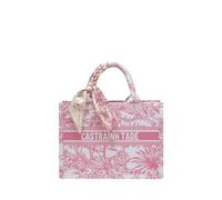 CORIOS Women Ethnic Printed Tote Handbag Bohemian Shoulder Bag Canvas Top-Handle Purse Summer Beach Bag Fashion Briefcase Laptop Bag Vacation Beach Travel Shopping Daily Hobo Bag Pink S