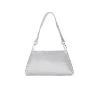 CORIOS Women Evening Bag Bling Small Aluminium Sheet Clutch Bag Sparkly Glitter Handbag Wedding Purse Underarm Shoulder Bag Banquet Bag for Wedding Prom Cocktail Party Silver