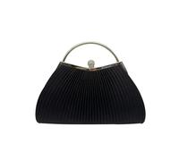 CORIOS Women Evening Bag Glitter Sequin Clutch Charming Handbag Bridal Wedding Purse Elegant Sparkly Shoulder Crossbody Bag for Weeding Cocktail Prom Banquet Party Black