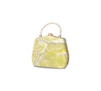 CORIOS Women Evening Bag Marble Clutch Bag Bridal Wedding Purse Charming Shoulder Bag Elegant Handbag Unique Crossbody Bag for Wedding Cocktail Party Prom Banquet Light Green