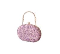 CORIOS Women Evening Bag Sequin Clutch Bag Bridal Wedding Purse Ladies Handbag with Detachable Chain Elegant Shoulder Bag Sparkly Crossbody Bag Light Purple