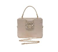 CORIOS Women Evening Bag Sparkly Sequin Handbag Rhinestone Clutch Bridal Wedding Purse Glitter Crystal Shoulder Crossbody Bag with Detachable Chain for Cocktail Prom Banquet Party Gold