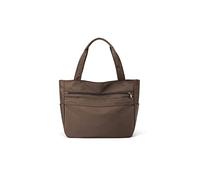 CORIOS Women Nylon Handbag Waterproof Shoulder Bag Multi Pockets Top Handle Bag Casual Lightweight Tote Bag Shopping Travel Work Party School Underarm Bag Coffee