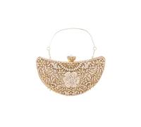 CORIOS Women Rhinestone Clutch Bag Sparkly Sequin Evening Bag Bridal Wedding Purse Glitter Crystal Handbag Elegant Shoulder Bag Banquet Cocktail Prom Party Crossbody Bag Gold