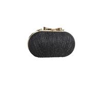 CORIOS Women's Black Glitter & Elegant Star Sequined Retro Evening Clutch Bag, 20 x 6 x 12 cm