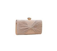 CORIOS Women's Champagne Sequin Clutch Bag, 22 x 4.5 x 14 cm, Perfect for Weddings, Prom, Evening Party, Crossbody or Shoulder Bag