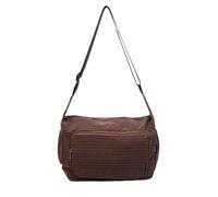 CORIOS Women's Plaid Shoulder Bag Cloth Tote Handbag Large Capacity Crossbody Messenger Bag Lightweight Casual Top Handle Bag Versatile Work Travel Shopping Hobo Coffee