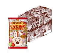 Coris DIY Apple Flavoured Soft Candy, Japanese Ringo Ame Style Chewy Candy Kit with Decorative Sprinkles, 37g (Pack of 10)