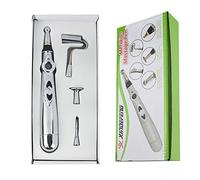 Coriver 5-in-1 Acupuncture Pen, Electronic Meridian Massage Pen Energy Pen, Body Heal Massage Therapy Instrument Pain Relief Massage Tool with 5 Massage Heads