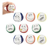 Coriver Juggling Balls, 10 Pack Juggle Balls for Beginners, Mini Colorful Juggling Balls Set for Adults Kids, Throwing Juggle Balls Games for Indoor Outdoor