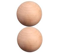 Cork Ball, 2PCS 2 Inch Wooden Wine Corks, Replacement Bottle Stoppers for Wine Glass Decanter