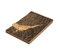 Cork Bark - Natural Reptile Terrarium Decoration, Durable Habitat Accessory, Multi Use Aquarium and Vivarium Tool | Cork Bark For Snakes Lizards Frogs, Climbing and Hiding, Safe, Easy Place,